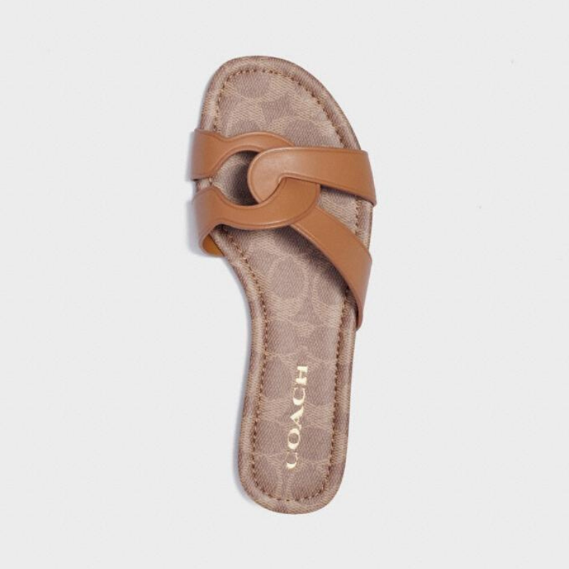 Coach flat sandals