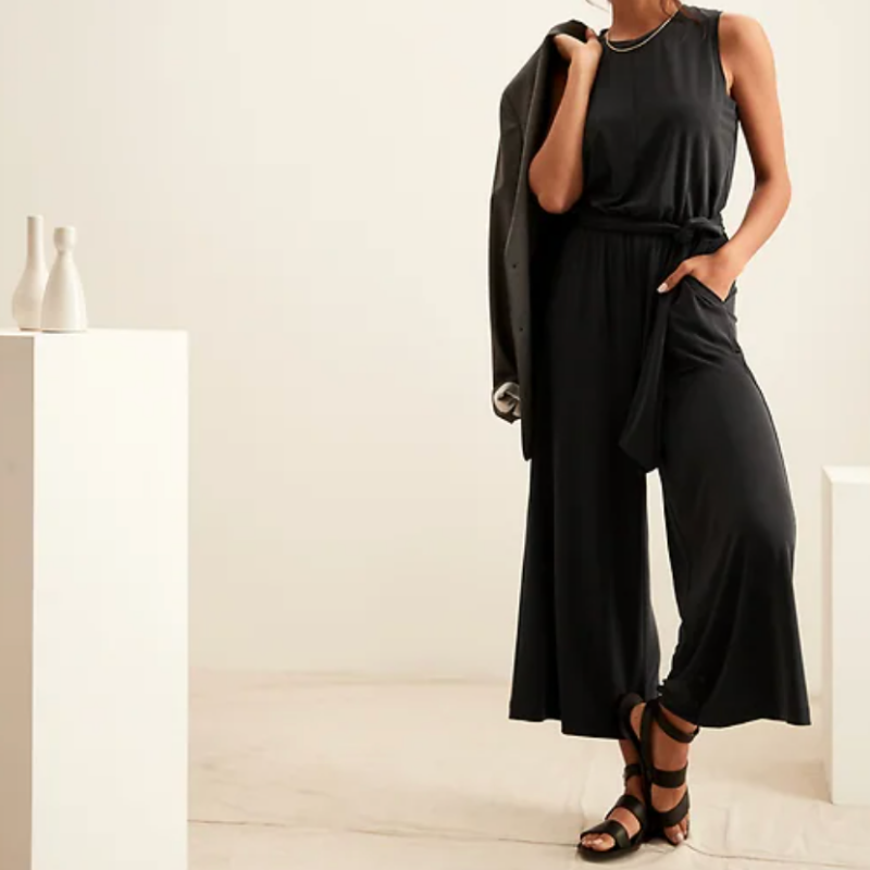 Black jumpsuit from Banana Republic
