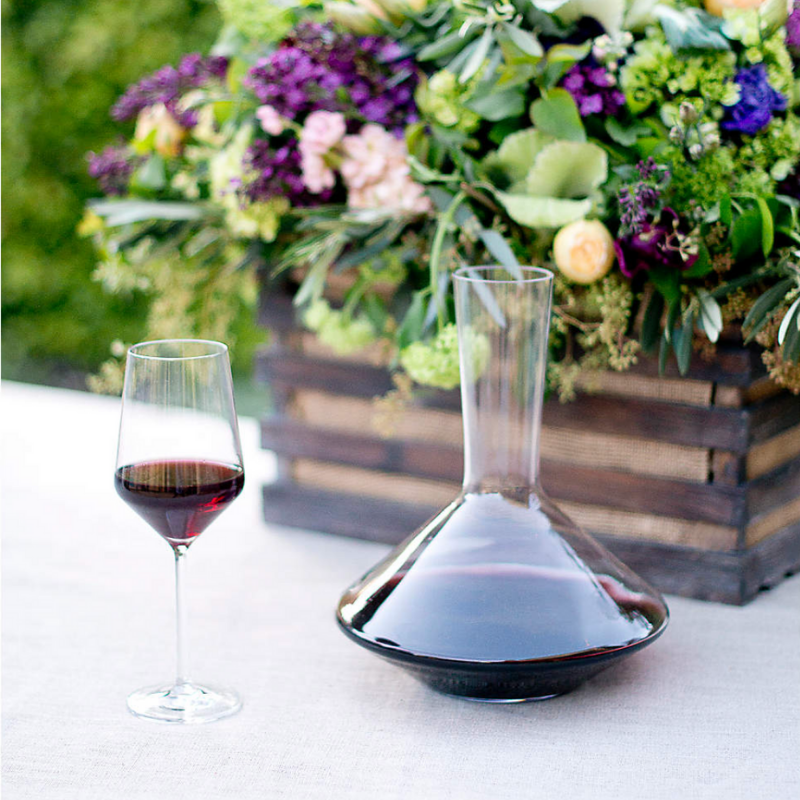 wine decanter from Crate & Barrel