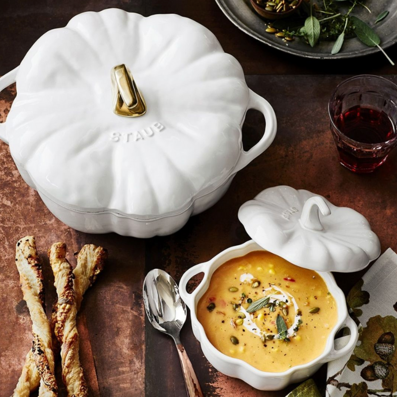 Staub pumpkin serving bowl